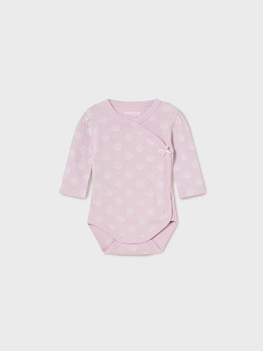 Mayoral Baby Bodysuit Set Long-Sleeved violet