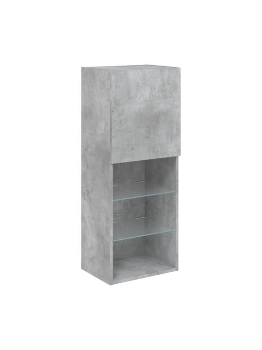 Kabinett Wand mit LED Gray 40.5x30x102cm