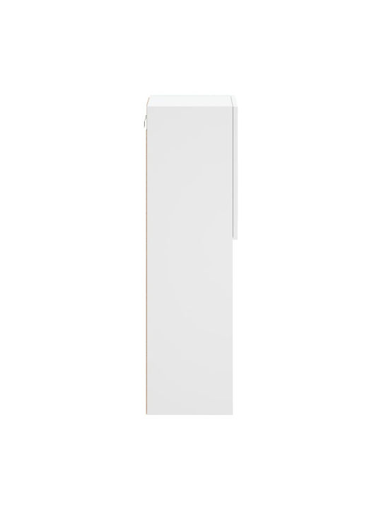 Ντουλάπια Τοίχου Λευκά (2τμχ) 30.5x30x102εκ.