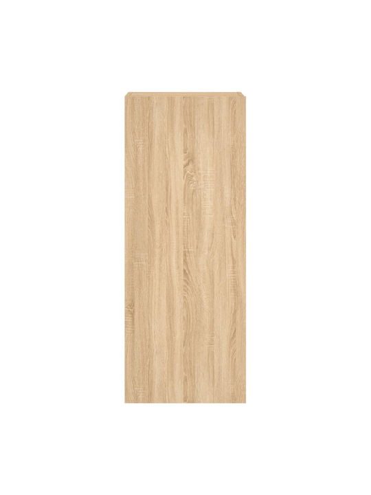 Wall-Mounted Living Room Cabinet made of Particle Board Sonoma Oak 40.5x30x102cm