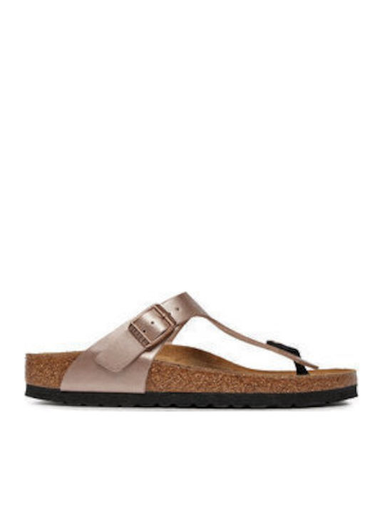 Gizeh Women's Anatomic Sandals Rose Gold Narrow Fit
