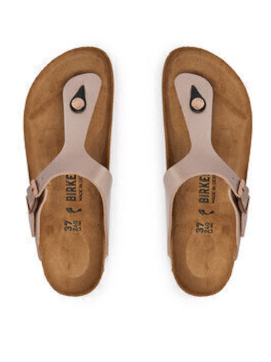 Gizeh Women's Anatomic Sandals Rose Gold Narrow Fit