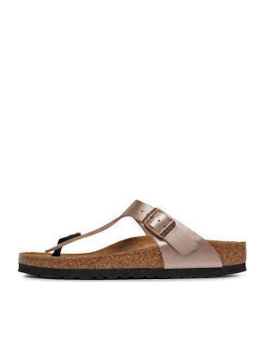 Gizeh Women's Anatomic Sandals Rose Gold Narrow Fit