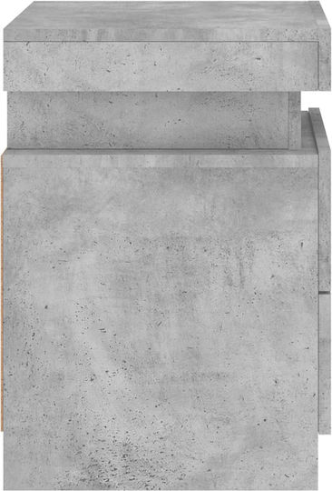 Nachttische Grey Concrete 2Stück 35x39x55cm