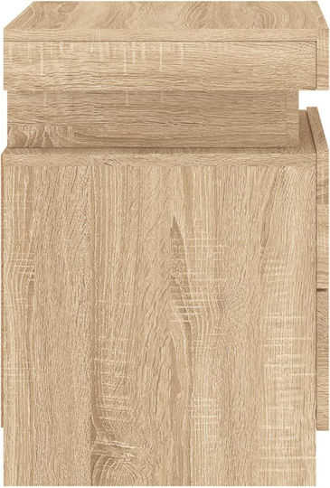 Noptiere Stejar Sonoma 2buc 35x39x55cm