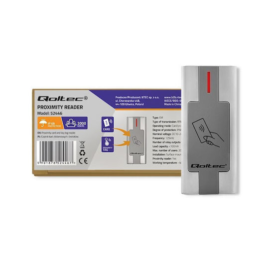 Qoltec Access Control για Πρόσβαση με Κάρτα και Κωδικό