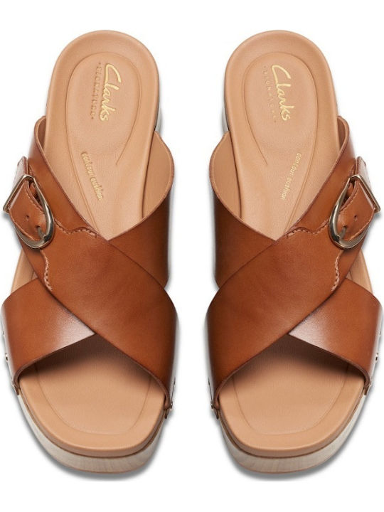 Sivanne Walk Leather Sandals Tabac Brown