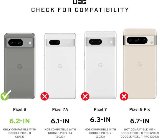 UAG Scout Задна корица Силикон Черен (Google Pixel 8)