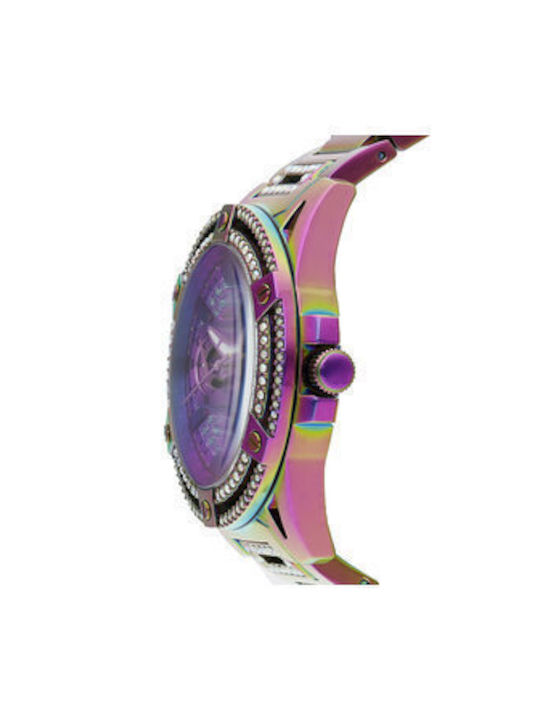Womens Watch 40mm Battery With Pink Steel Bracelet