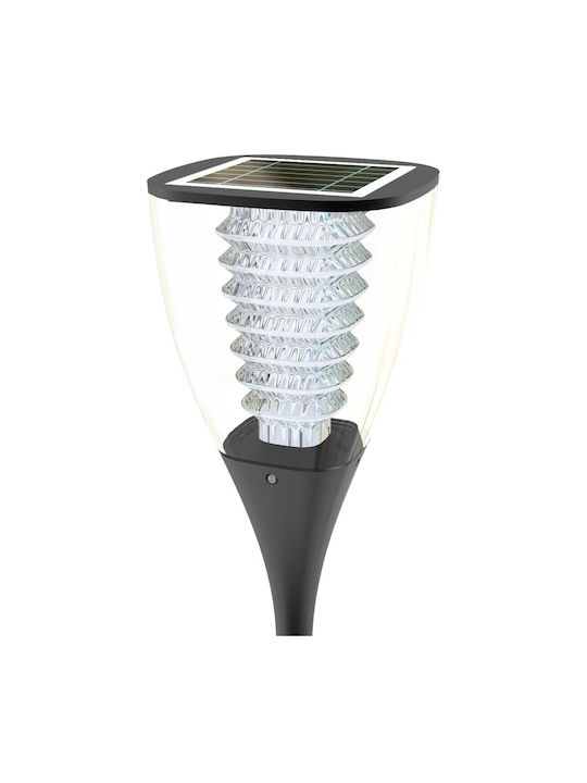 PowerNeed Outdoor Floor Lamp Small Post LED 1.6W with Cold White Light IP65 Black