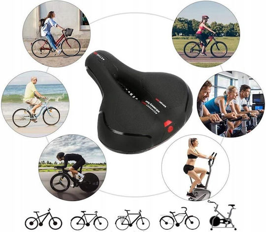 Aria Trade Black Bicycle Saddle