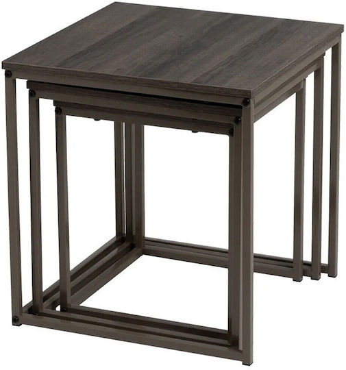 Set Of Gray Zigon Coffee Tables