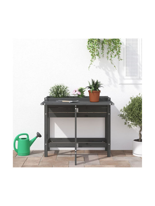 vidaXL Planter Box Wooden Gray 84x73cm.