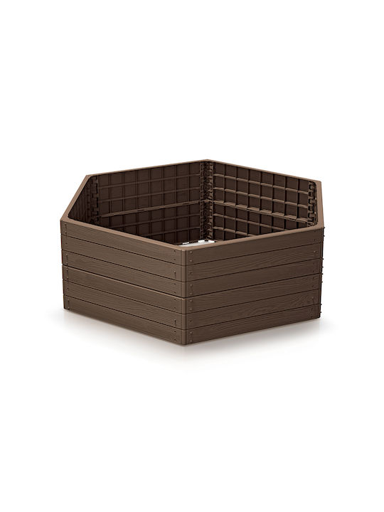 Prosperplast Planter Box Plastic Rustykal 148x129cm.