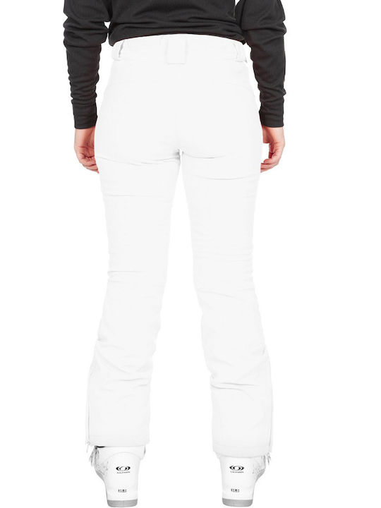 Trespass FABTSKTR0004-WHT Pantaloni de schi și snowboard pentru femei Ski & Snowboard Alb