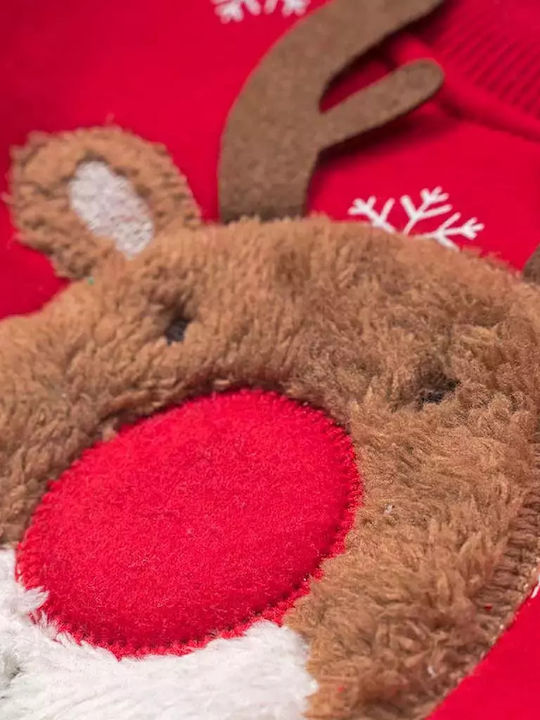 Παιδικό Σετ Φόρμας Κόκκινο 2τμχ Rudolf