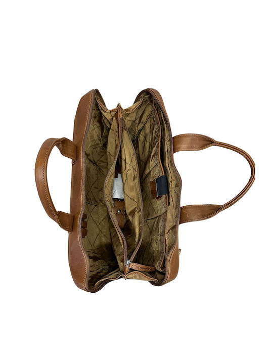 The Chesterfield Brand Shoulder / Handheld Bag for 14.1" Laptop Brown C40.109131
