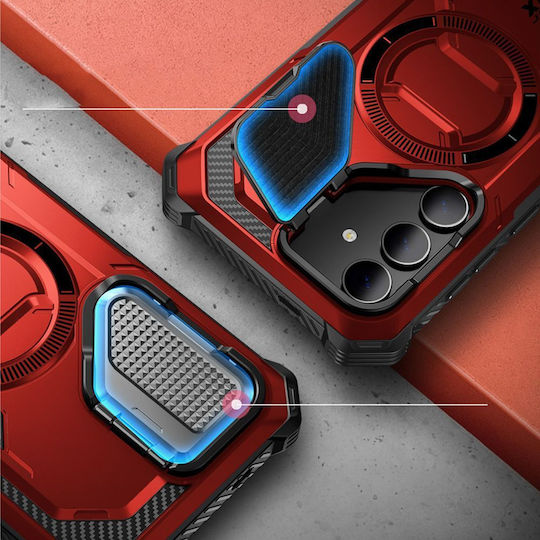 Supcase Back Cover Plastic Roșu (Galaxy S24)