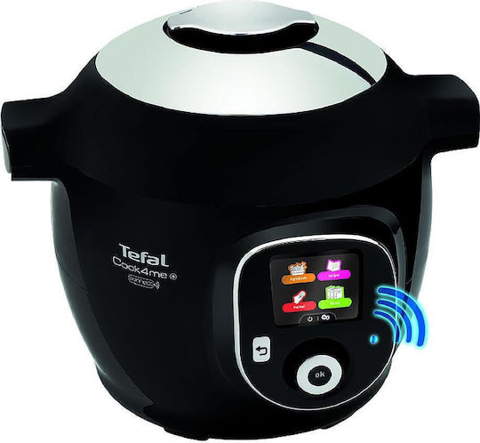 Tefal Cook4me + Connect Πολυμάγειρας 1450W με Χωρητικότητα 6lt Μαύρος