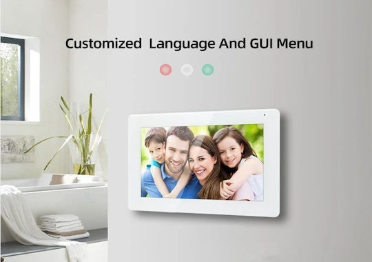 Joytimer Wireless Video Intercom Set Wi-Fi White