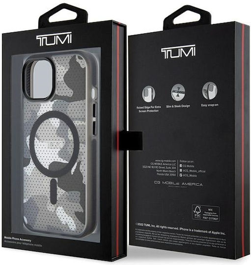 Tumi Задна корица Пластмаса Черен (iPhone 15)