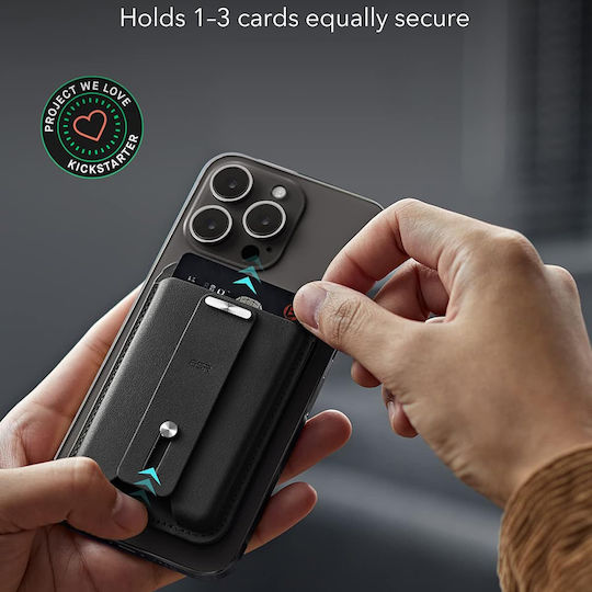 ESR MagSafe Θήκη Καρτών Magnetic Wallet HaloLock σε Καφέ χρώμα