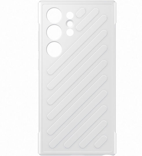 Samsung Back Cover Πλαστικό Σετ με Τζαμάκι Γκρι (Samsung S24 Ultra)