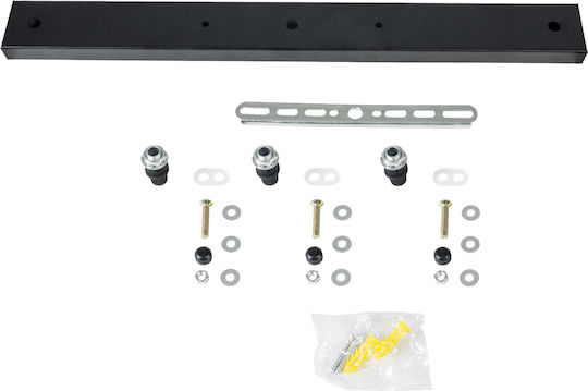 GloboStar Rozetă de Tavan pentru Corpuri de Iluminat din Aluminiu Negru 77523