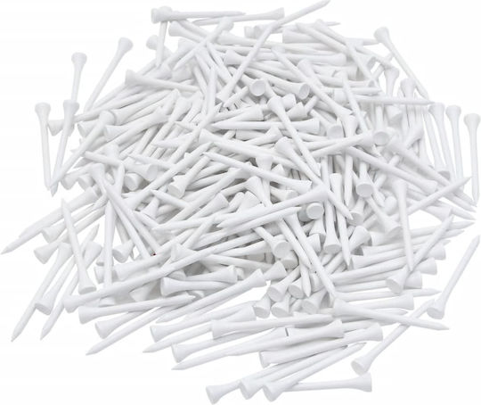 vidaXL Golf Ball Placement Pegs White 1000pcs 83mm Bamboo Cane Golf 1pcs