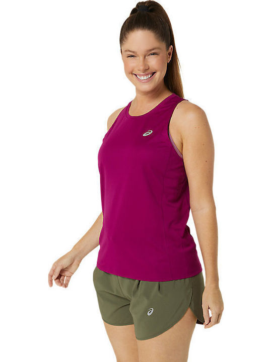 Women's Athletic Blouse Sleeveless Fast Drying Burgundy