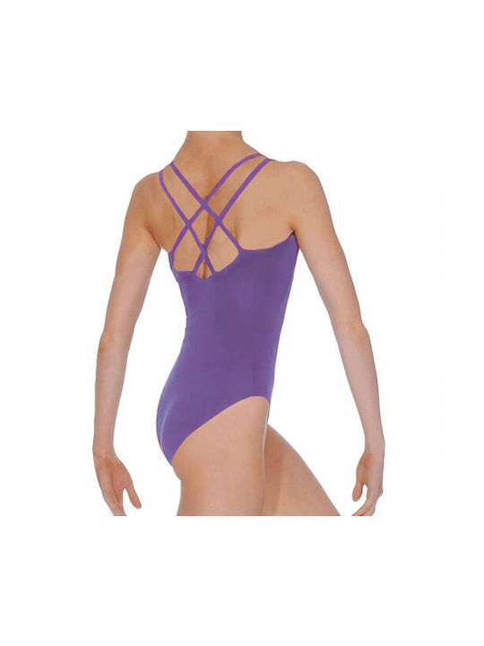 Kids Dance Bodysuit Purple