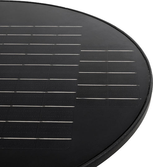 GloboStar Ηλιακό Φωτιστικό Δαπέδου 25W 1800lm Θερμό Λευκό 2700K με Αισθητήρα Κίνησης, Φωτοκύτταρο και Τηλεχειριστήριο IP65 50x50x20εκ.