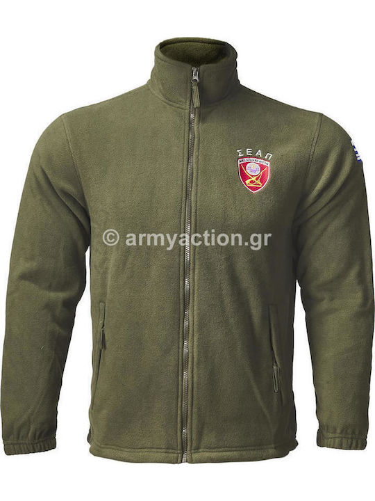 GreekForces Jagdjacke Vlies Khaki