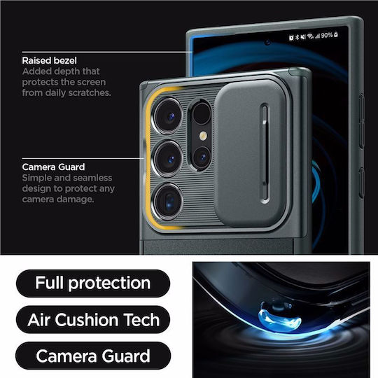 Caseology Optik Armor Back Cover Σιλικόνης 2mm Πράσινο (Galaxy S24 Ultra)