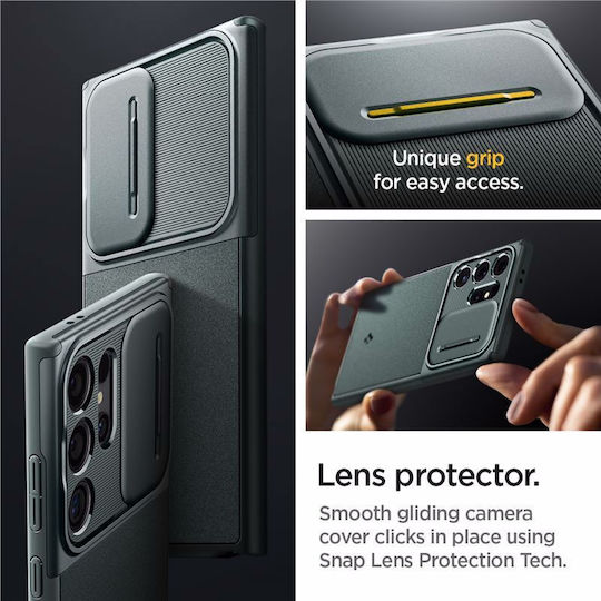 Caseology Optik Armor Back Cover Σιλικόνης 2mm Πράσινο (Galaxy S24 Ultra)