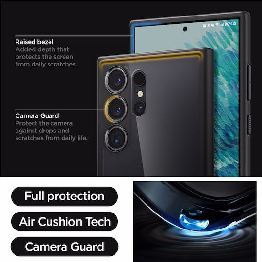 Spigen Ultra Hybrid Back Cover Plastic 2mm Frost Black (Galaxy S24 Ultra)