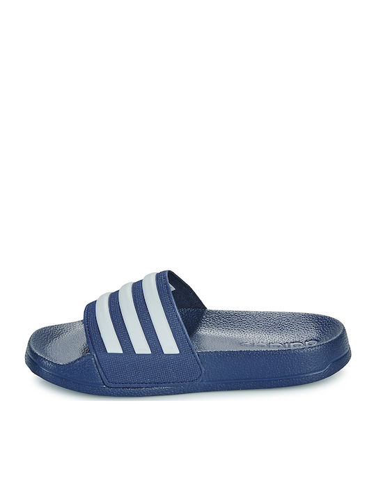Kinder Badeschlappen Blau Adilette Shower