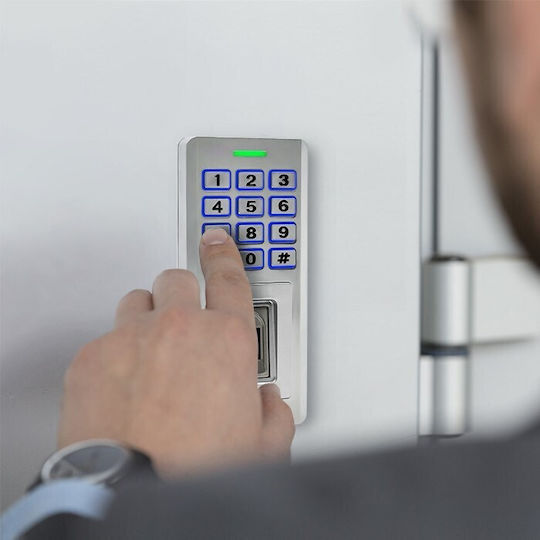 Qoltec Access Control για Πρόσβαση με Δακτυλικό Αποτύπωμα , Κάρτα και Κωδικό