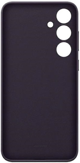 Samsung Leather Cover Back Cover Piele Set cu Geam Violet (Samsung S24+ S926)