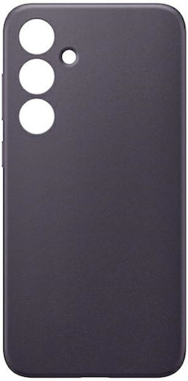 Samsung Leather Cover Back Cover Piele Set cu Geam Violet (Samsung S24+ S926)
