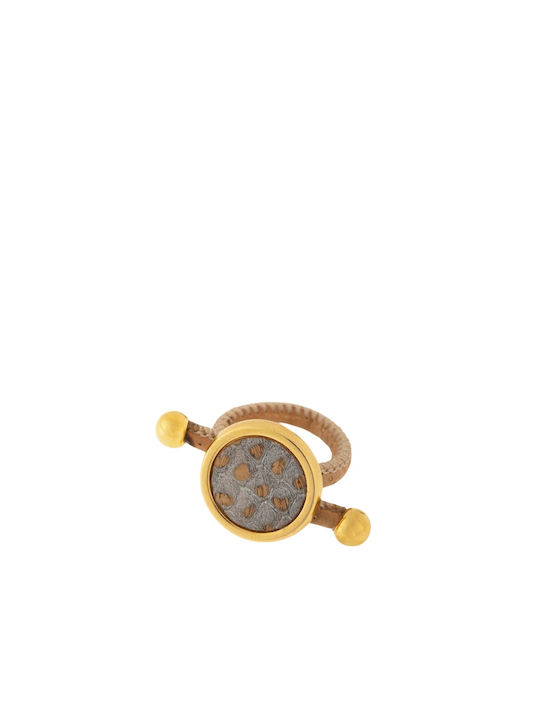 Apoxylo Women's Gold Plated Ring