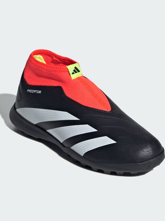 Kids Soccer Cleats & Shoes Predator 24 League Turf Without Laces Black