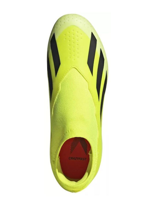 X Crazyfast League Kids Molded Soccer Shoes Yellow