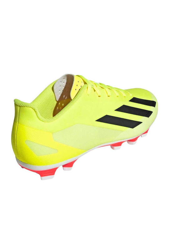adidas X Crazyfast Club Football Shoes with Cleats Yellow
