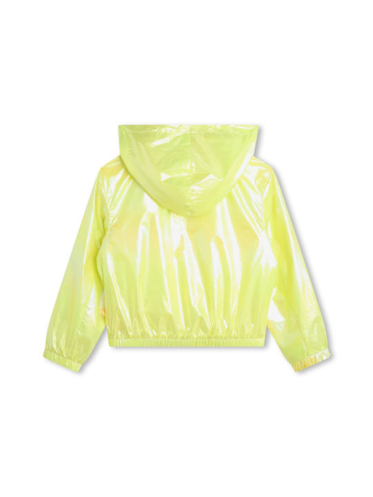 Billieblush Kids Casual Jacket Windproof Yellow