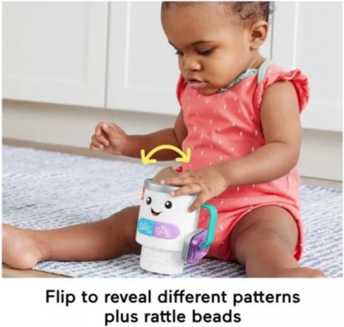 Fisher Price Βρεφικό Παιχνίδι Wake Up & Learn Coffee με Μουσική και Ήχους για 6+ Μηνών