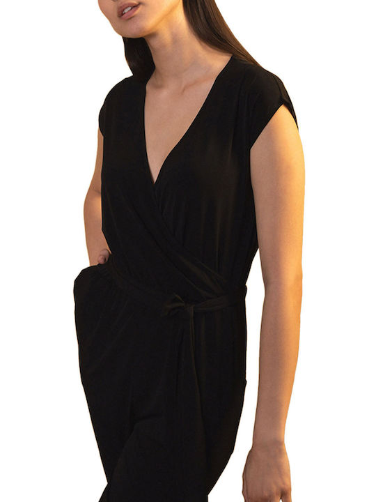 MORE & MORE Women's Sleeveless One-piece Suit Black