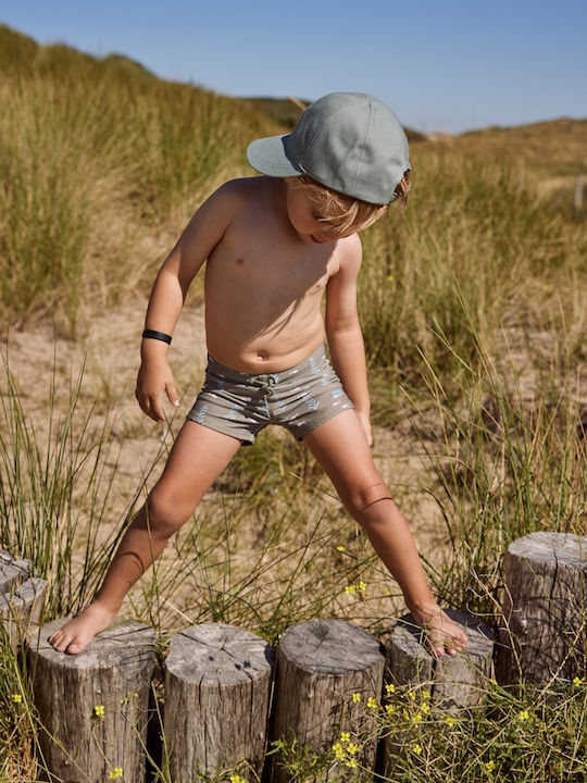 Fresk Kinder Badeanzug Badeshorts Blau