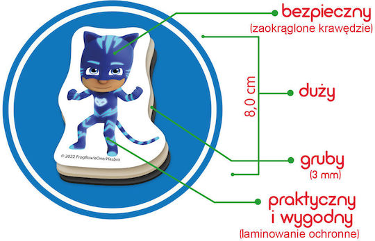 Keycraft Μαγνητικό Παιχνίδι Κατασκευών Pj Masks για Παιδιά 3+ Ετών 5031-31
