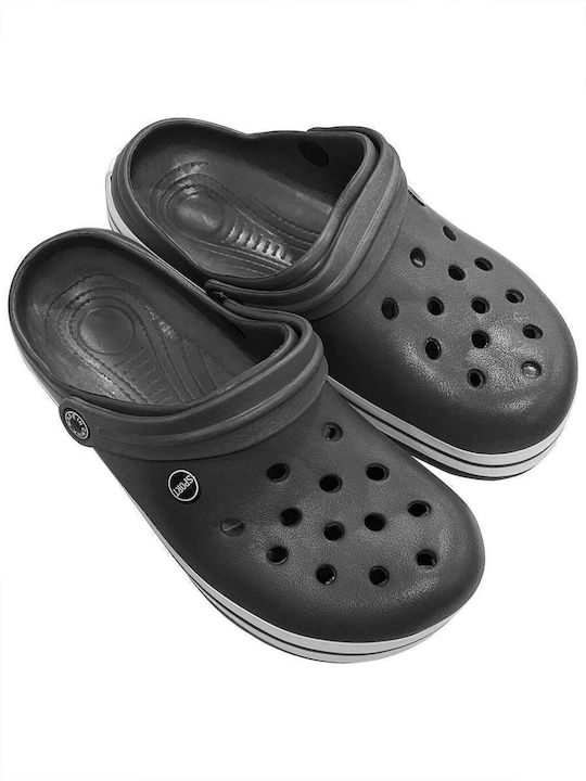 Ustyle Herren Clogs Schwarz